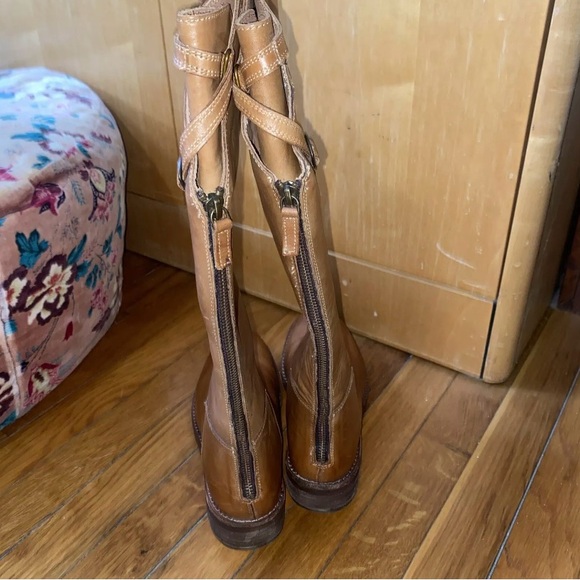 NEW Free People Everly Leather Equestrian Tall Riding Boots Anthropologie 37 6.5 - Picture 3 of 13